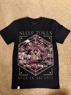Sleep Token Even in Arcadia Black Graphic Short-Sleeve Tee